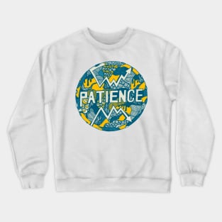 Retro Wave Circle of Patience Crewneck Sweatshirt